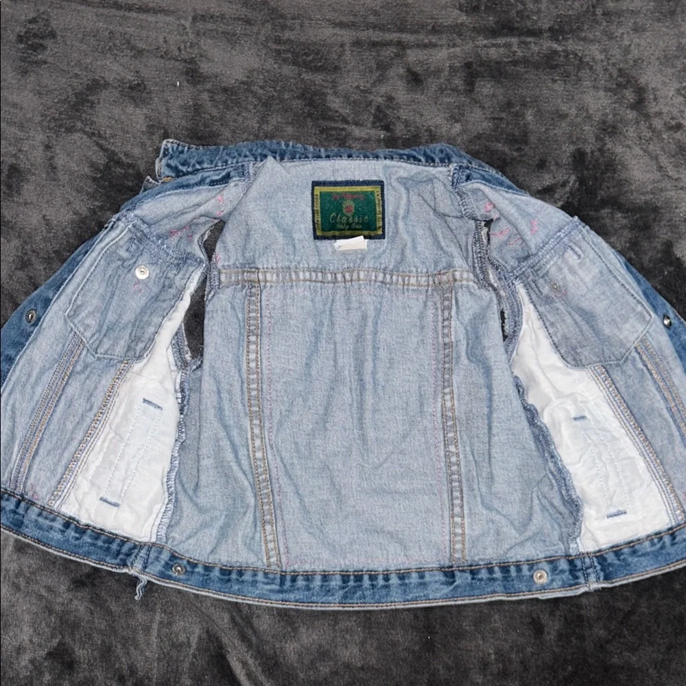 One-of-a-Kind Custom Hello Kitty Denim Vest - Toddler Size 3T